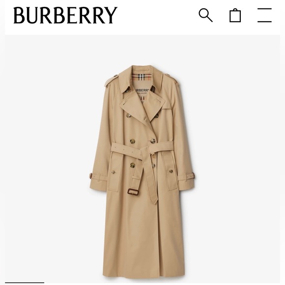 Burberry Waterloo Trench Coat - Picture 1 of 13